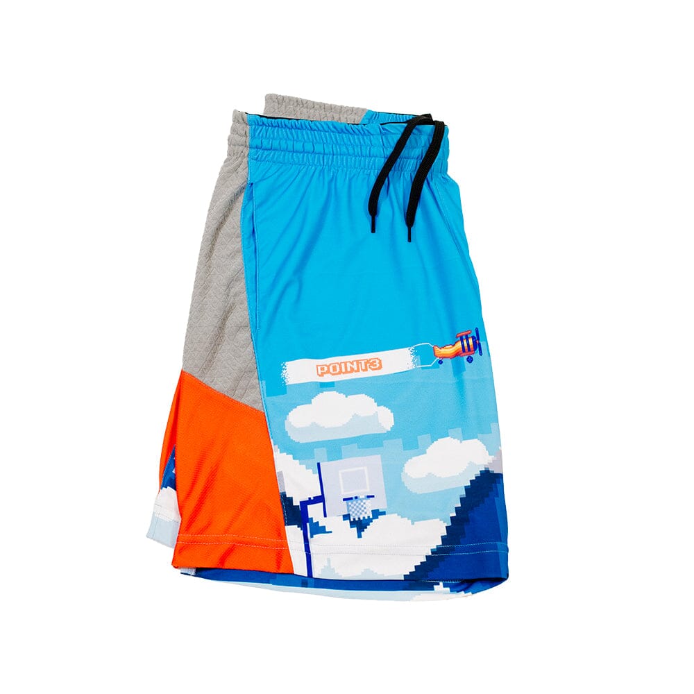 “8 - bit” DRYV Baller 2.0 Shorties - POINT 3 Basketball