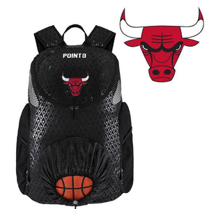 CHICAGO BULLS FAN KIT: Road Trip Backpack + FREE ISlides! Basketball Accessories POINT3 Gear