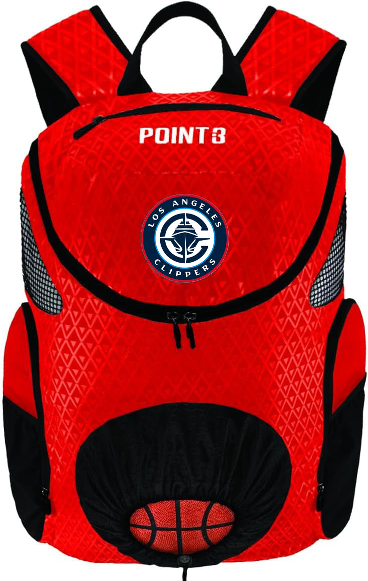 Los Angeles Clippers - Road Trip 2.0 Basketball Backpack - 60% OFF