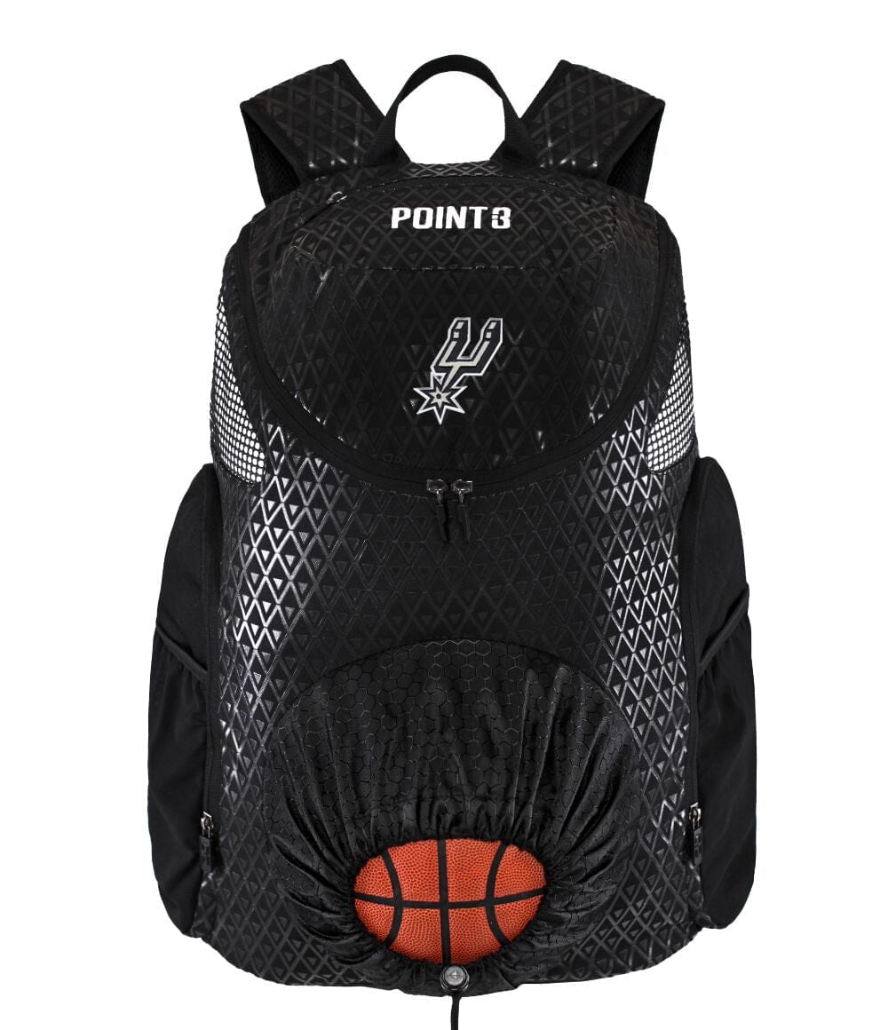 San Antonio Spurs - Road Trip 2.0 Basketball Backpack Basketball Accessories POINT 3 Basketball