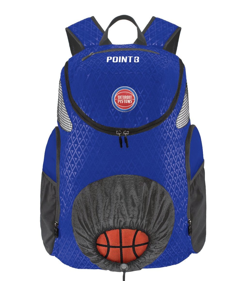 Detroit Pistons - Road Trip 2.0 Basketball Backpack - POINT 3 Basketball