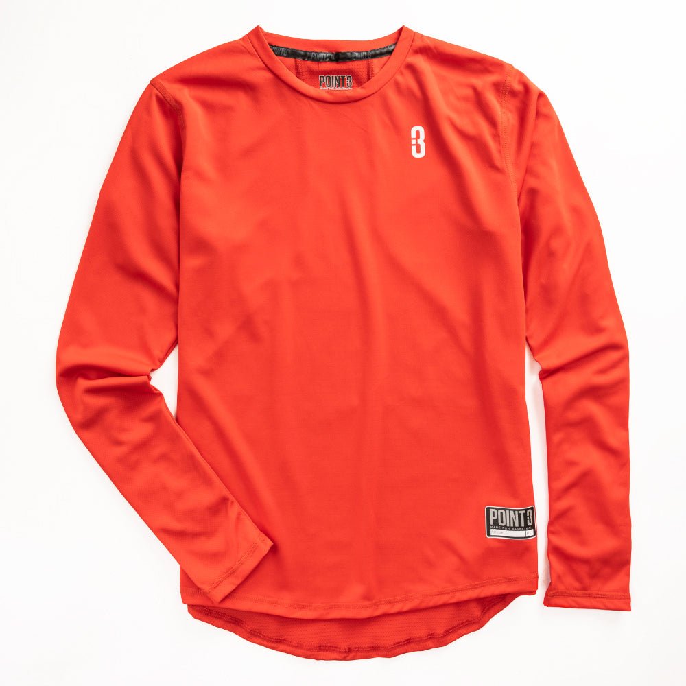 Fadeaway Long Sleeve Shooting Shirt - POINT 3 Basketball