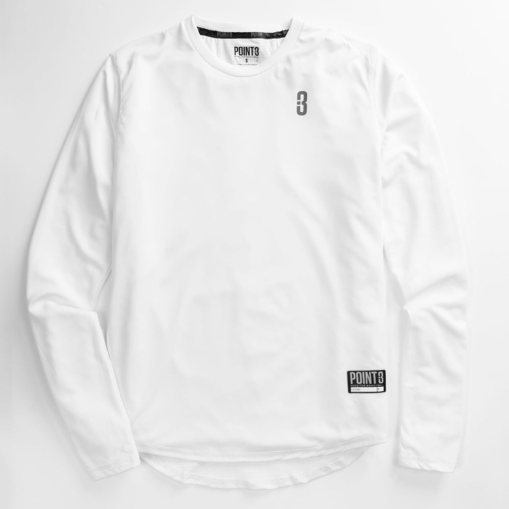 Fadeaway Long Sleeve Shooting Shirt - POINT 3 Basketball