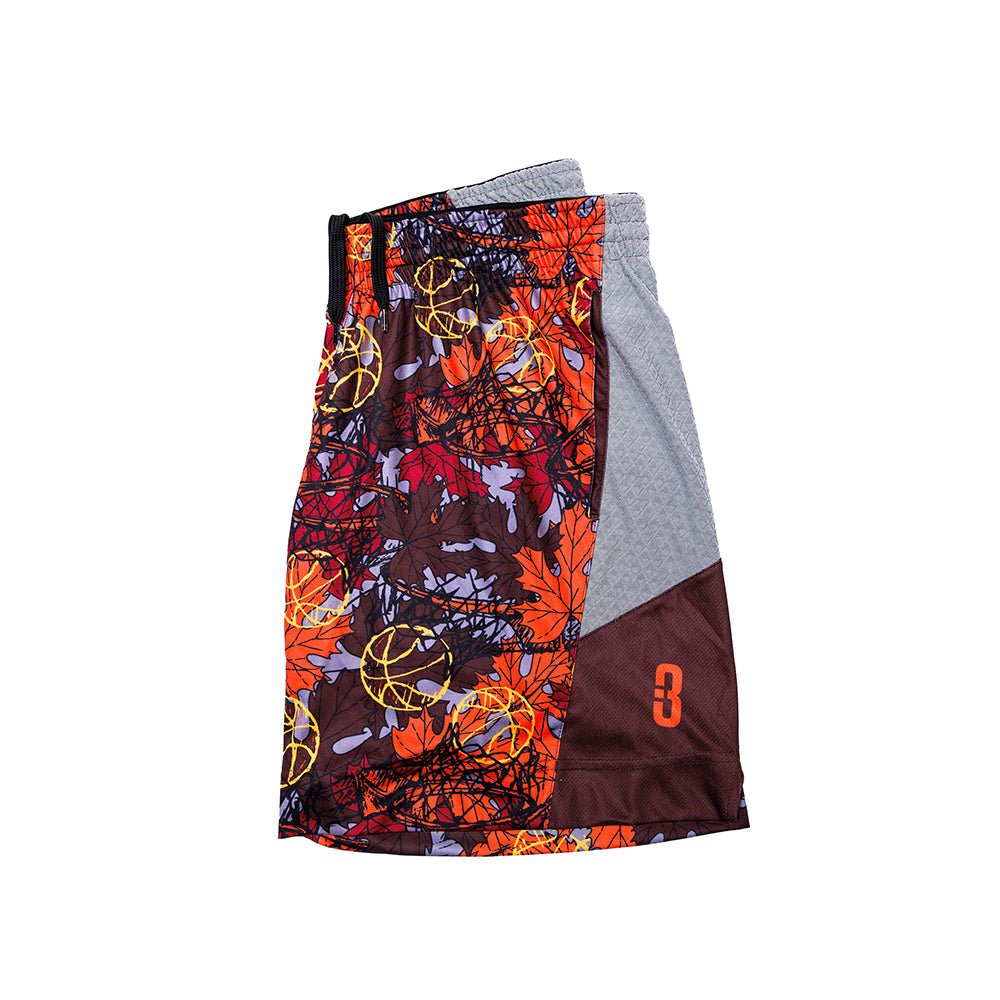 &quot;Falling Leaves&quot; DRYV Baller 2.0 Shorties - POINT 3 Basketball