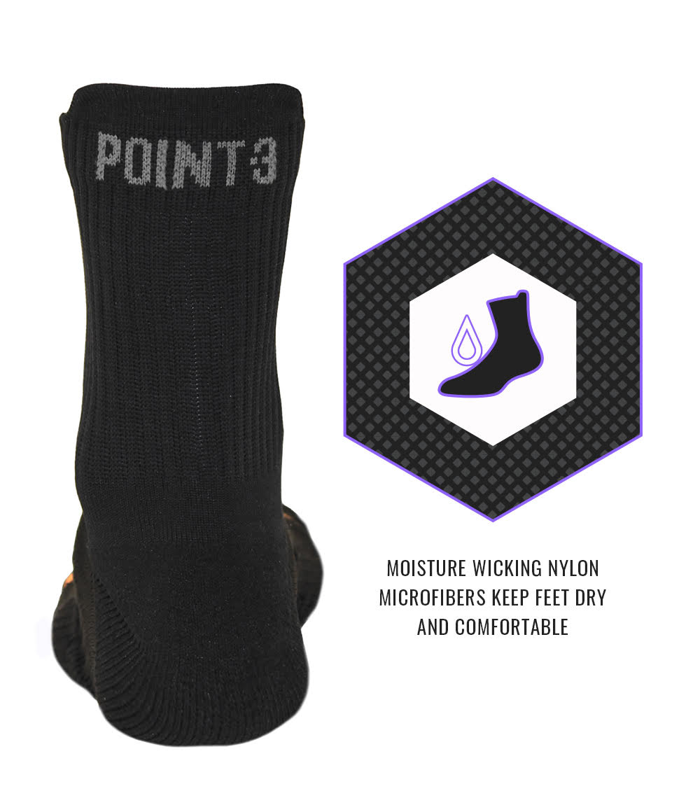 Impact Mid Basketball Socks - POINT 3 Basketball