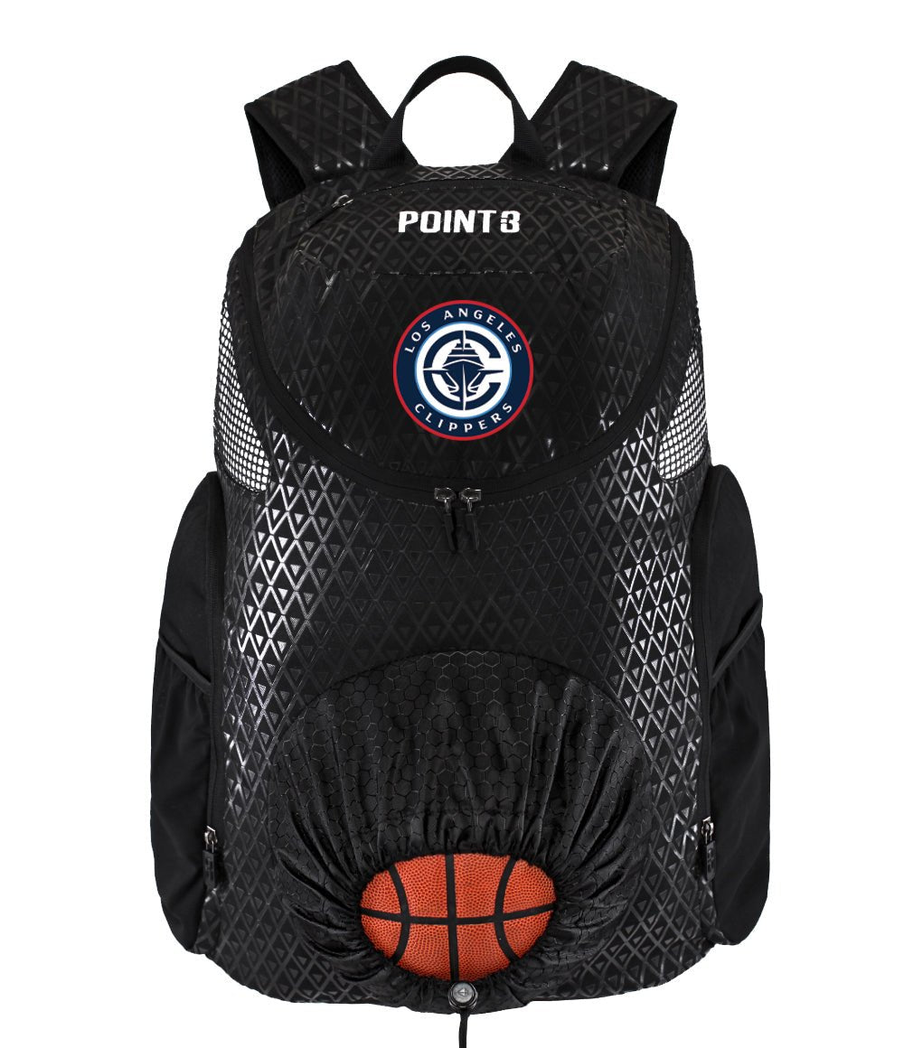 Los Angeles Clippers - Road Trip 2.0 Basketball Backpack - POINT 3 Basketball