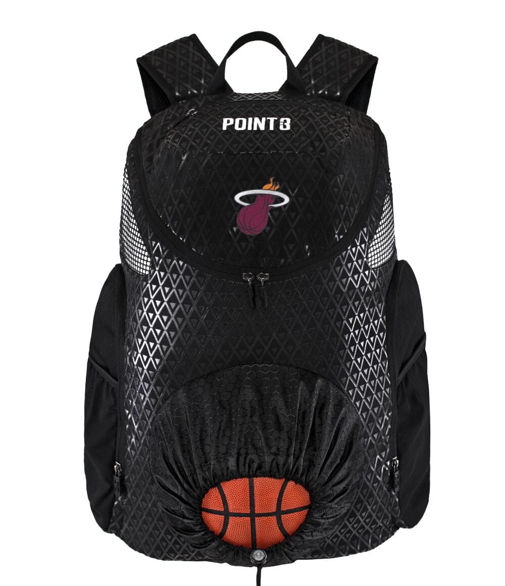 Miami Heat Road Trip 2.0 Basketball Backpack POINT 3 Basketball