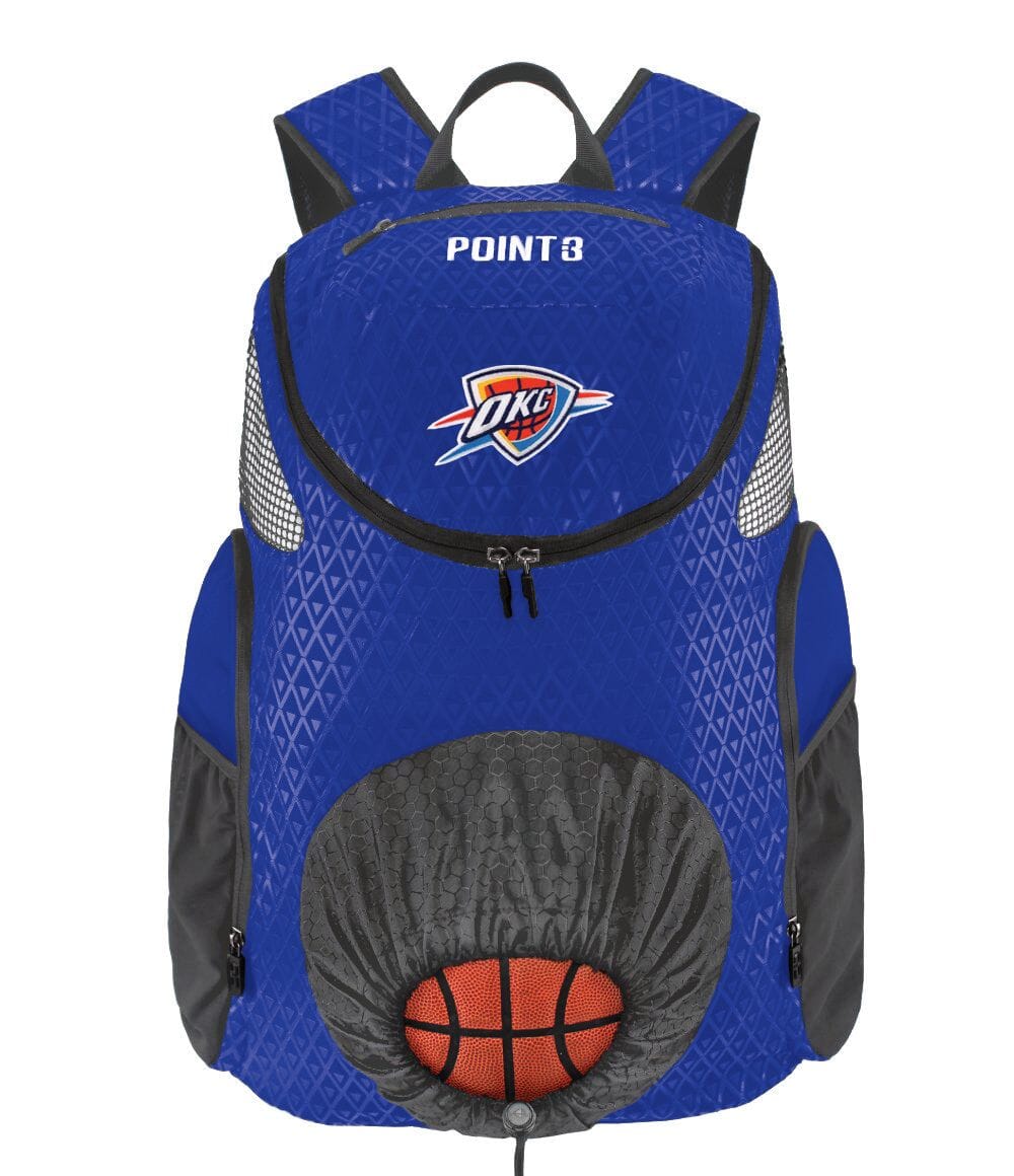 Oklahoma City Thunder - Road Trip 2.0 Basketball Backpack - POINT 3 Basketball