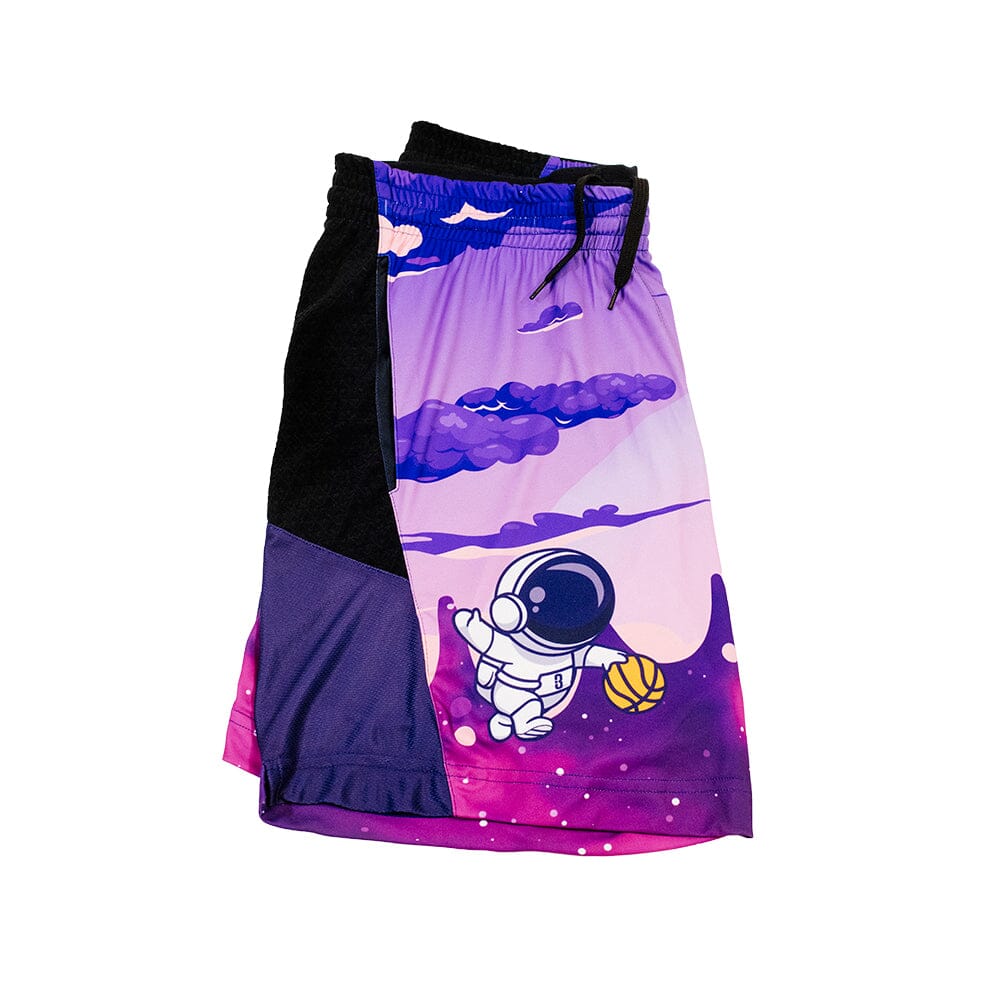 “Space Walk” DRYV Baller 2.0 Shorties - POINT 3 Basketball