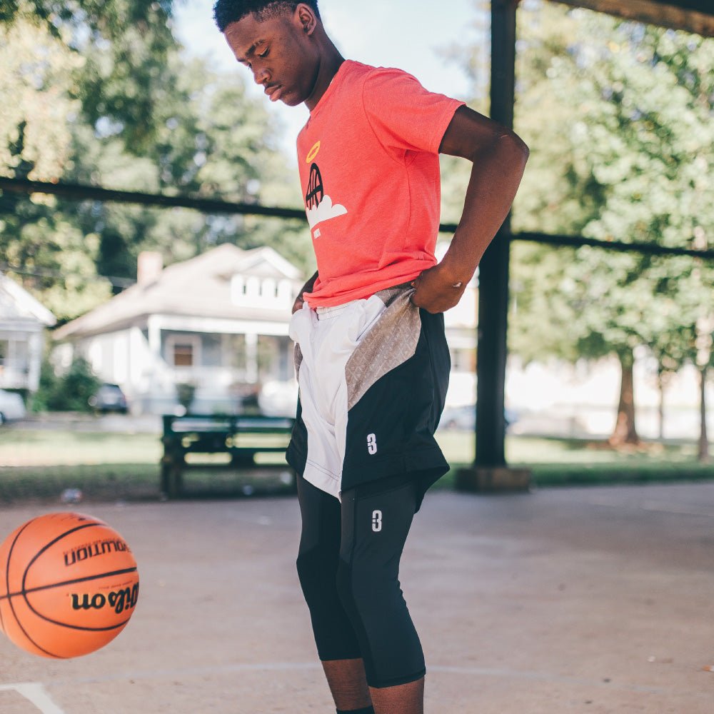 Triple Threat 3/4 Compression Tights - POINT 3 Basketball