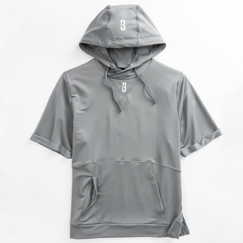 Versa S/S Hooded Warm - Up Top - POINT 3 Basketball