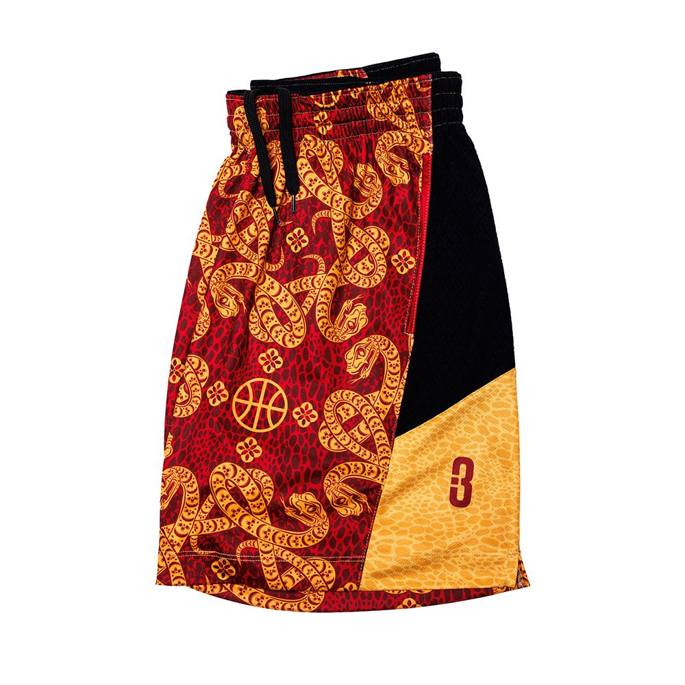 &quot;Year of the Snake&quot; DRYV Baller 2.0 Shorties - POINT 3 Basketball