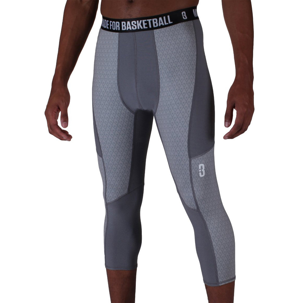 DRYV Pattern Triple Threat 3/4 Compression Tights compression POINT 3 Basketball