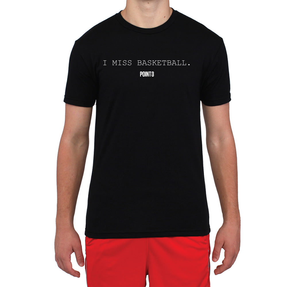 I MISS BASKETBALL T-Shirt graphic T&#39;s POINT 3 Basketball