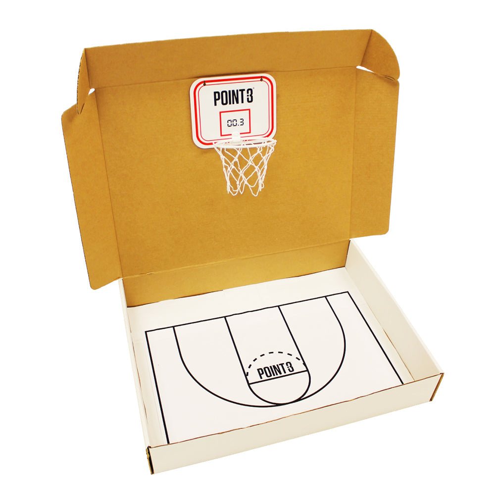 Basketball Gift Box with a Mini Court and Hoop POINT 3 Basketball