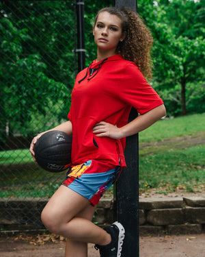 Sen2 x POINT3 DRYV Baller Shorties “Summer Buckets" basketball shorts POINT 3 Basketball