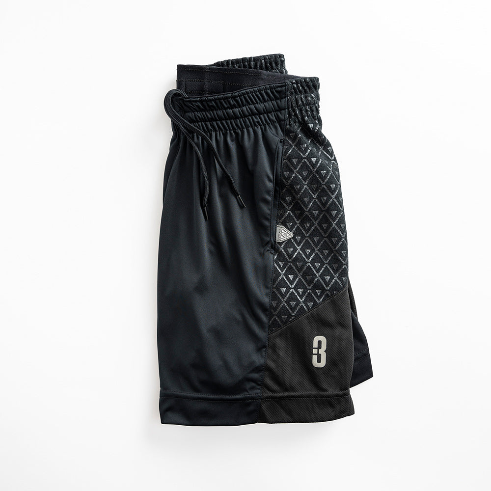 Official NBA Men’s Small S Gray/Grey Charcoal Black Basketball Shorts