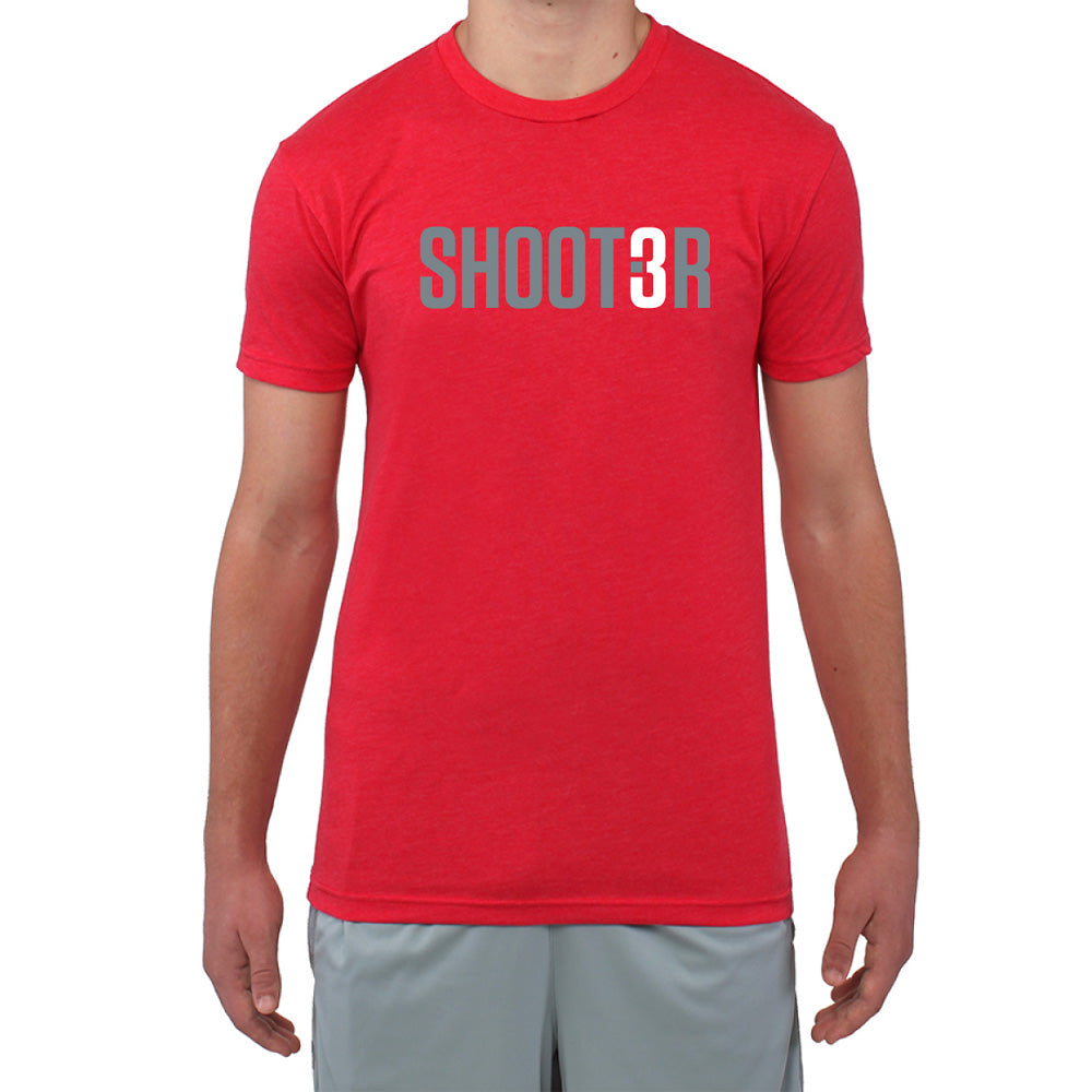 Point 3 Basketball Fadeaway Long Sleeve Shooting Shirt White / L