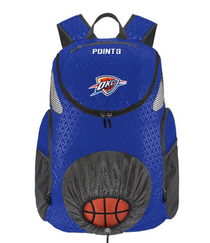 Oklahoma City Thunder - Road Trip 2.0 Basketball Backpack Backpacks POINT 3 Basketball
